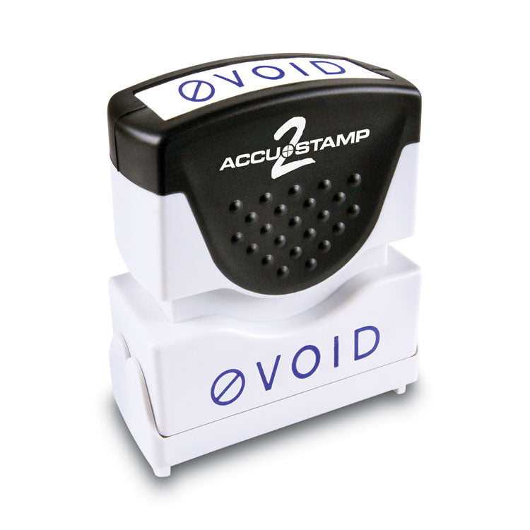 ACCUSTAMP2® Pre-Inked Shutter Stamp, Blue, VOID, 1.63 x 0.5 (COS035584) Each