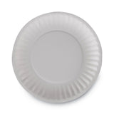 Dixie® Clay Coated Paper Plates, 6" dia, White, 100/Pack (DXEDBP06W)