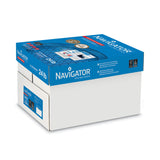 Navigator® Premium Multipurpose Copy Paper, 97 Bright, 24 lb Bond Weight, 8.5 x 11, White, 500 Sheets/Ream, 10 Reams/Carton (SNANMP1124)