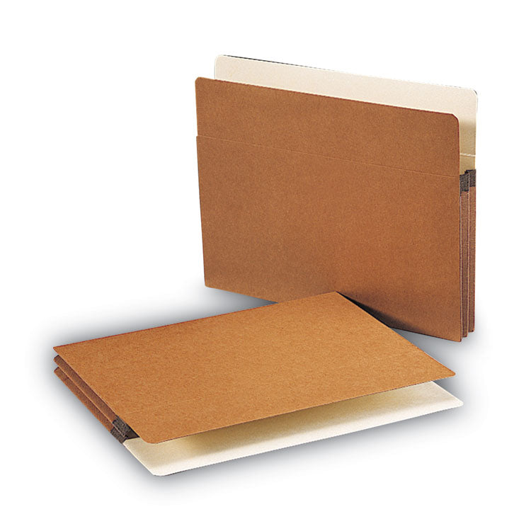 Smead™ Redrope Drop Front File Pockets, 1.75" Expansion, Letter Size, Redrope, 25/Box (SMD73214)
