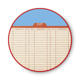 Smead™ Manila Out Guides, Printed Form Style, 1/5-Cut Top Tab, Out, 8.5 x 11, Manila, 100/Box (SMD51910) Pack of 100