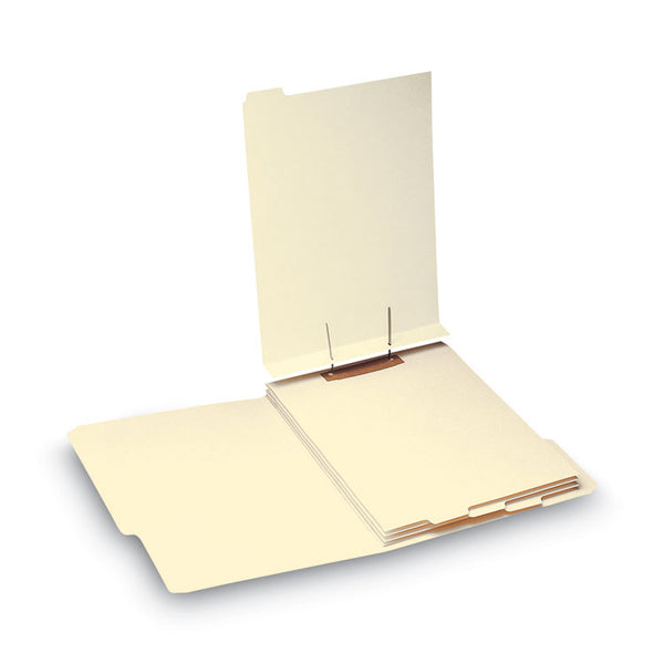 Smead™ Stackable Folder Dividers with Fasteners, 1/5-Cut Bottom Tab, 1 Fastener, Letter Size, Manila, 4 Dividers/Set, 50 Sets (SMD35600)