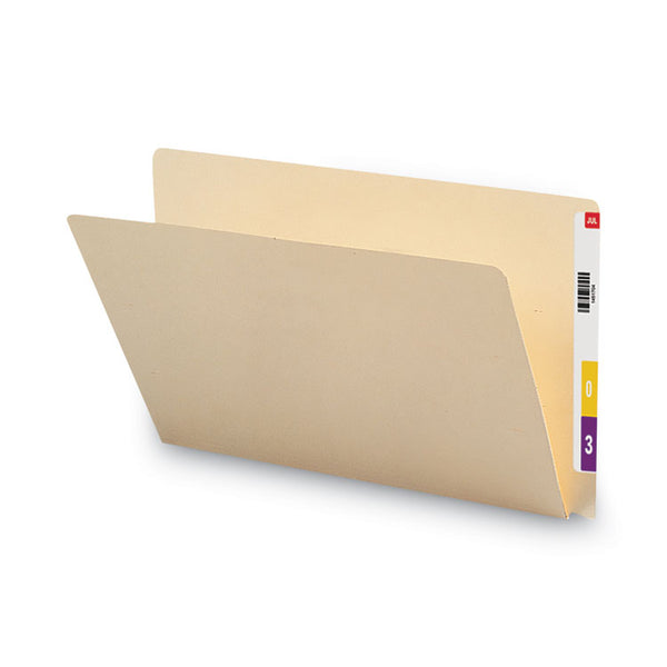 Smead™ Extended End Tab Manila Folders, Straight Tabs, Legal Size, 0.75" Expansion, Manila, 100/Box (SMD27250)