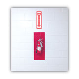 COSCO Glow-In-The-Dark Safety Sign, Fire Extinguisher, 4 x 13, Red (COS098063) Each