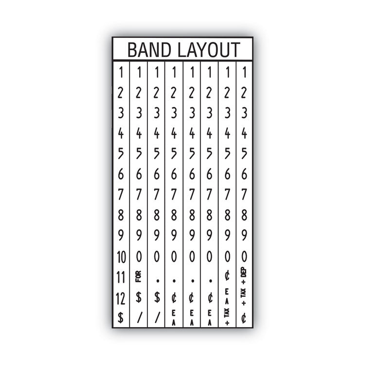 Garvey® Pricemarker Kit, Model 22-8, 1-Line, 8 Characters/Line, 0.81 x 0.44 Label Size (COS090972) Each