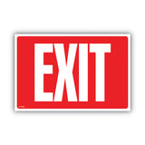 COSCO Glow-in-the-Dark Safety Sign, Exit, 12 x 8, Red (COS098052)