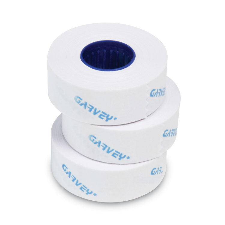 Garvey® One-Line Pricemarker Labels Bulk Pack, 0.44 x 0.81, White, 1,200/Roll, 16 Rolls/Box (COS090947) Box of 16 Rolls