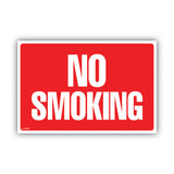 COSCO Two-Sided Signs, No Smoking/No Fumar, 8 x 12, Red (COS098068)