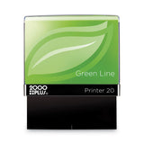 COSCO 2000PLUS® Green Line Message Stamp, Copy, 1.5 x 0.56, Blue (COS098367) Each