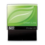 COSCO 2000PLUS® Green Line Message Stamp, Received, 1.5 x 0.56, Red (COS098372)