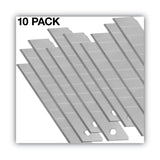 COSCO Snap Blade Utility Knife Replacement Blades, 10/Pack (COS091471) Pack of 10