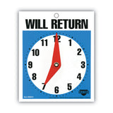 COSCO Will Return Later Sign, 5 x 6, Blue (COS098010) Each