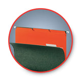 Smead™ Interior File Folders, 1/3-Cut Tabs: Assorted, Letter Size, 0.75" Expansion, Orange, 100/Box (SMD10259) Box of 100