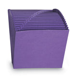 Smead™ Heavy-Duty Indexed Expanding Open Top Color Files, 21 Sections, 1/21-Cut Tabs, Letter Size, Purple (SMD70721) Each