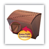 Smead™ TUFF Expanding Open-Top Stadium File, 31 Sections, 1/31-Cut Tabs, Letter Size, Redrope (SMD70467)