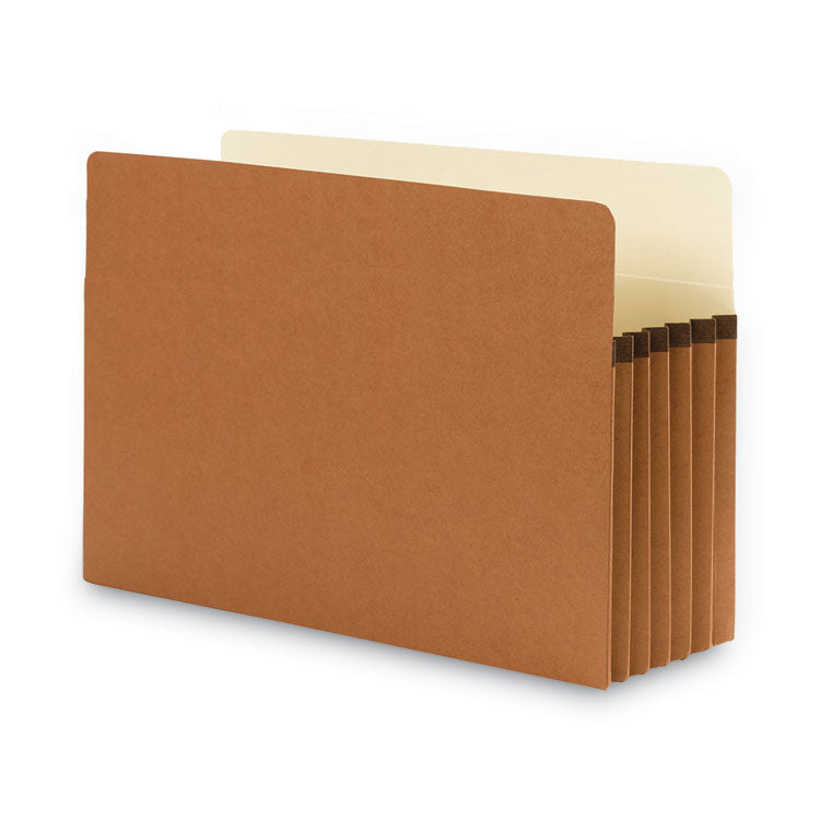 Smead™ Redrope Drop Front File Pockets, 5.25" Expansion, Legal Size, Redrope, 10/Box (SMD74234)