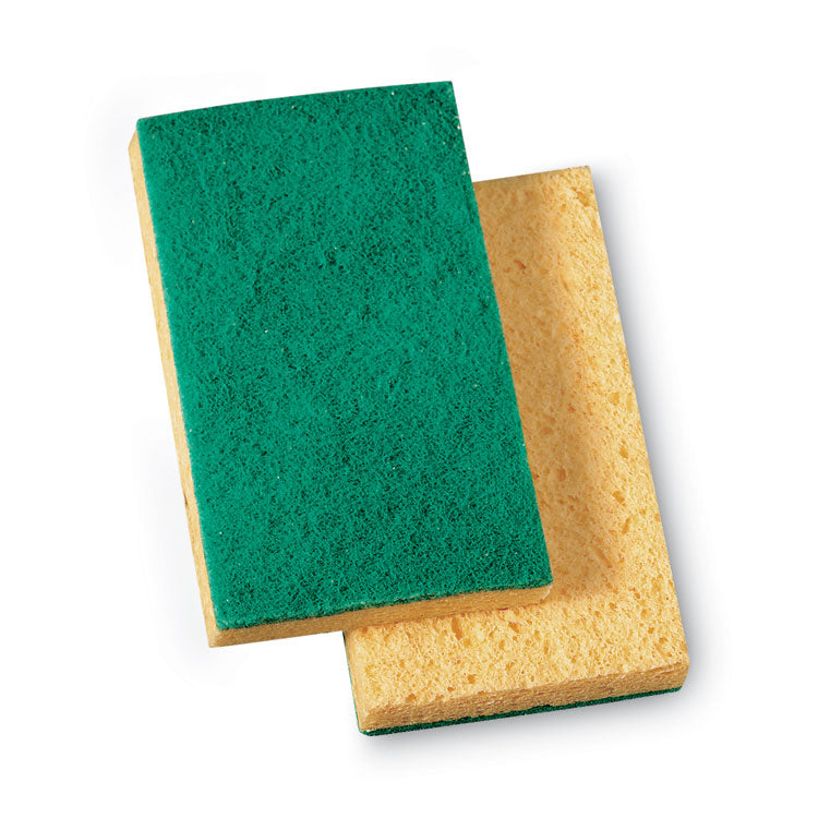 3M™ Niagara Medium Duty Scrubbing Sponge 74N, 3.6 x 6, 1" Thick, Yellow/Green, 20/Carton (MMM19428) Case of 20