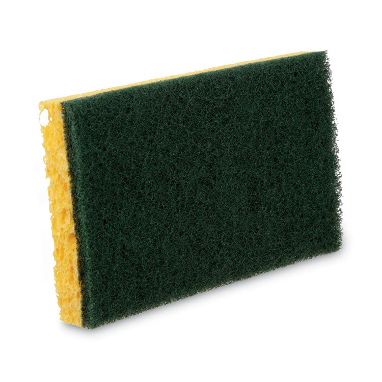 3M™ Niagara Medium Duty Scrubbing Sponge 74N, 3.6 x 6, 1" Thick, Yellow/Green, 20/Carton (MMM19428) Case of 20