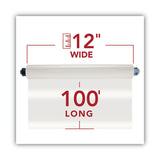 GBC® Ultima 35 EZload Roll Film, 5 mil, 12" x 100 ft, Gloss Clear, 2/Box (GBC3000052EZ)