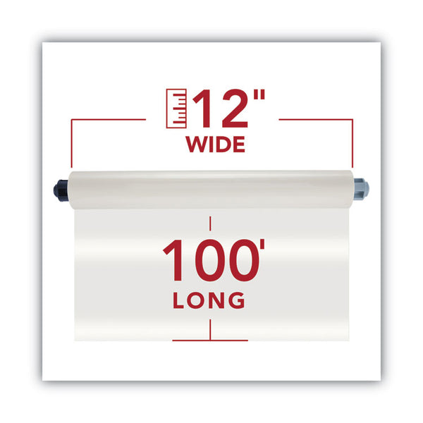 GBC® Ultima 35 EZload Roll Film, 5 mil, 12" x 100 ft, Gloss Clear, 2/Box (GBC3000052EZ) 1 Roll