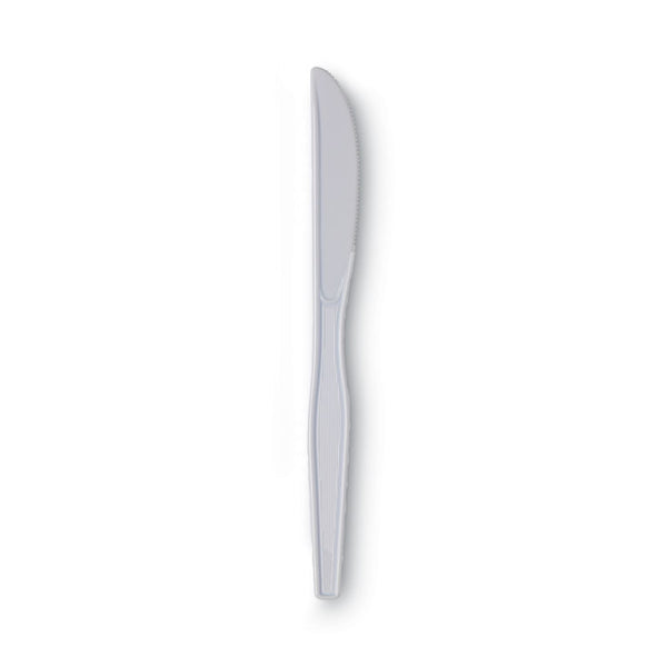 Dixie® Plastic Cutlery, Heavy Mediumweight Knife, 100/Box (DXEKM207)