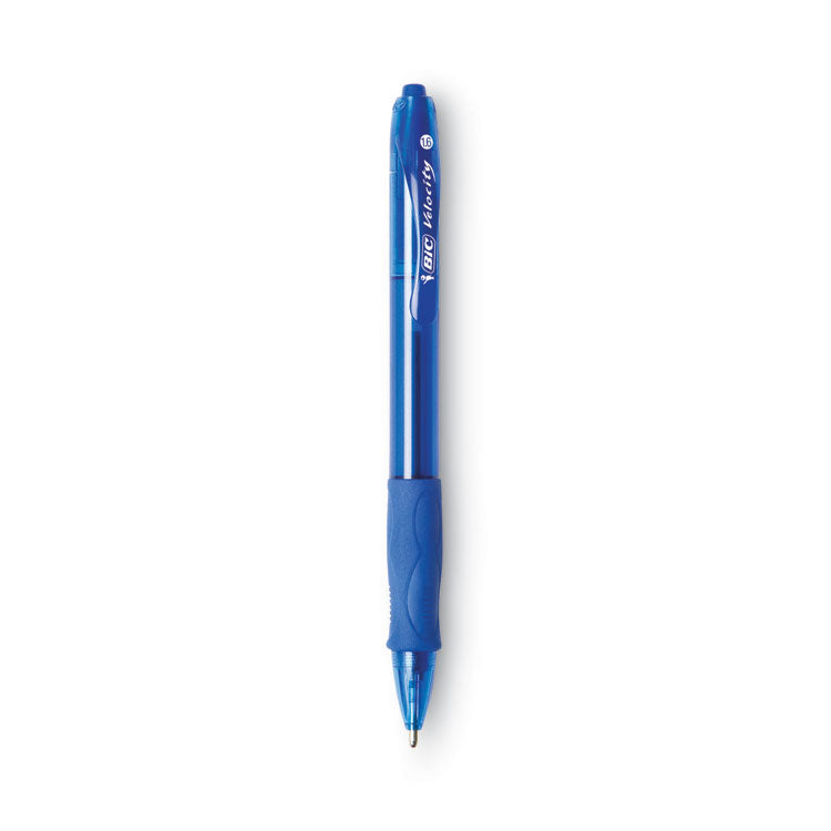 BIC® GLIDE Bold Ballpoint Pen Value Pack, Retractable, Bold 1.6 mm, Blue Ink, Translucent Blue Barrel, 36/Pack (BICVLGB361BE)
