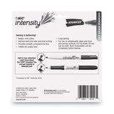 BIC® Intensity Advanced Dry Erase Marker, Pocket-Style, Medium Bullet Tip, Assorted Colors, Dozen (BICGELIPP121AST) Pack of 12