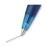 BIC® GLIDE Ballpoint Pen, Retractable, Medium 1 mm, Blue Ink, Translucent Blue/Blue Barrel, Dozen (BICVCG11BE) 1 Dozen