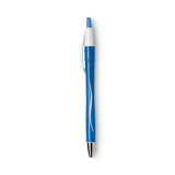 BIC® GLIDE Exact Ballpoint Pen, Retractable, Fine 0.7 mm, Blue Ink, Blue Barrel, Dozen (BICVCGN11BE)