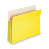 Smead™ Colored File Pockets, 3.5" Expansion, Letter Size, Yellow (SMD73233)
