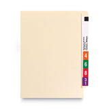 Smead™ Heavyweight Manila End Tab Folders, 9.5" High Front, Straight Tabs, Legal Size, 0.75" Expansion, Manila, 100/Box (SMD27100) Box of 100
