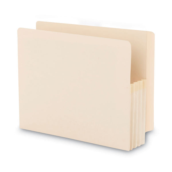 Smead™ Manila End Tab File Pockets, 3.5" Expansion, Letter Size, Manila, 25/Box (SMD75124)