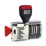 COSCO 2000PLUS® Dial-N-Stamp, 12 Phrases, Five Years, 1.5 x 0.13 (COS010180) Each