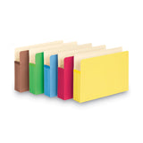 Smead™ Colored File Pockets, 3.5" Expansion, Legal Size, Assorted Colors, 5/Pack (SMD74892)
