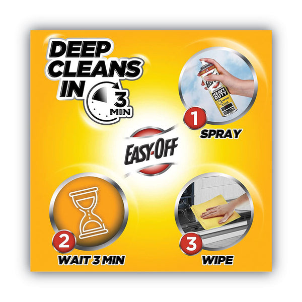 EASY-OFF® Heavy Duty Oven Cleaner, Fresh Scent, Foam, 14.5 oz Aerosol Spray, 6/Carton (RAC87980) Case of 6