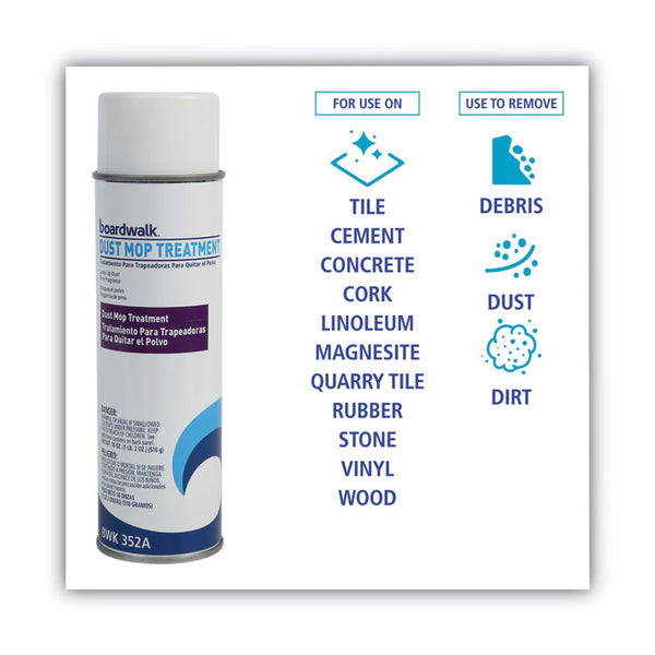 Boardwalk® Dust Mop Treatment, Pine Scent, 18 oz Aerosol Spray (BWK352AEA)