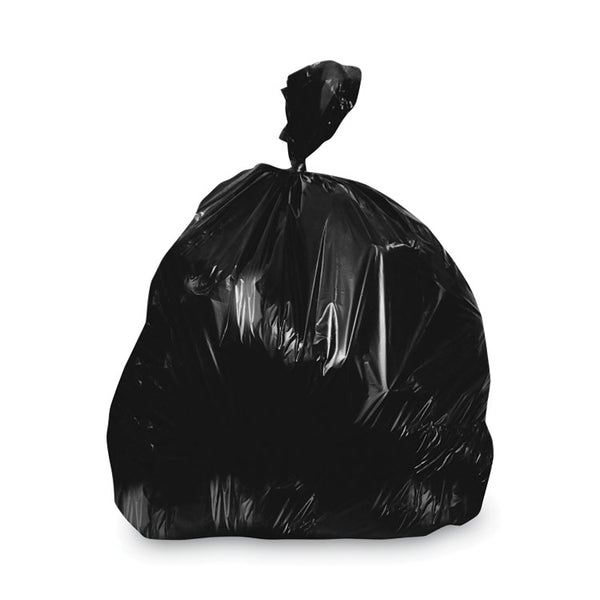 Heritage Linear Low-Density Can Liners, 20-30 gal, 1.25 mil, 30 x 36, Black, 200/Carton (HERH6036PK) Case of 200
