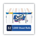 Scott® 1000 Bathroom Tissue, Septic Safe, 1-Ply, White, 1,000 Sheet/Roll, 32 Rolls/Carton (KCM49209) Case of 32