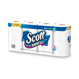 Scott® 1000 Bathroom Tissue, Septic Safe, 1-Ply, White, 1,000 Sheet/Roll, 32 Rolls/Carton (KCM49209) Case of 32