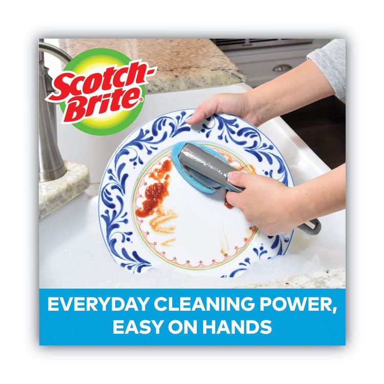 Scotch-Brite™ Advanced Soap Control Non-Scratch Dishwand, 4 x 11.25, Blue (MMM451U4)