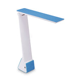 Bostitch® Konnect Rechargeable Folding LED Desk Lamp, 2.52w x 2.13d x 11.02h, Gray/Blue (BOSKTVLED1810BL) Each