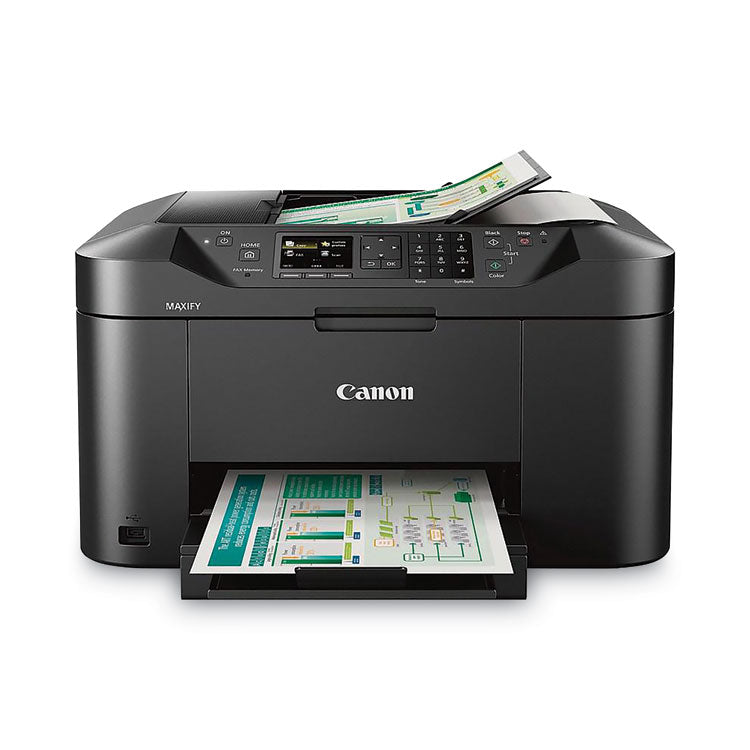 Canon Wireless Printer, 19IPM, All-in-One, 600 x 1200 dpi, Black (CNMMB2120)