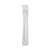 Dixie® Individually Wrapped Mediumweight Polystyrene Cutlery, Soda Spoon, White, 1,000/Carton (DXESSM23)