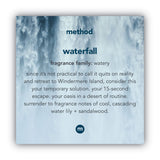 Method Gel Hand Wash, Waterfall, 12 oz Pump Bottle (MTH00379) Each