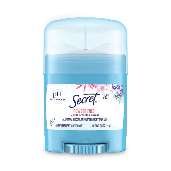 Secret® Invisible Solid Anti-Perspirant and Deodorant, Powder Fresh, 0.5 oz Stick (PGC31384EA) Each