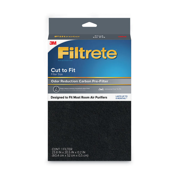 Filtrete™ Odor Defense Carbon Pre Filter, 20.5 x 23.8, 4/Carton (MMMFAPFUCTFN4) Case of 4