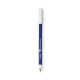 BIC® PrevaGuard Round Stic Pen, Stick, Medium 1 mm, Blue Ink, Blue Barrel, 8/Pack (BICGSAMP81BE)