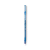 BIC® Round Stic Xtra Life Ballpoint Pen Xtra-Value Pack, Stick, Medium 1.2 mm, Blue Ink, Translucent Blue Barrel, 240/Carton (BICGSM240BE)