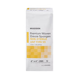 McKesson Gauze Sponge 4 X 4 Inch 12-Ply NonSterile 200 per Pack (1043630_PK) 200/PK