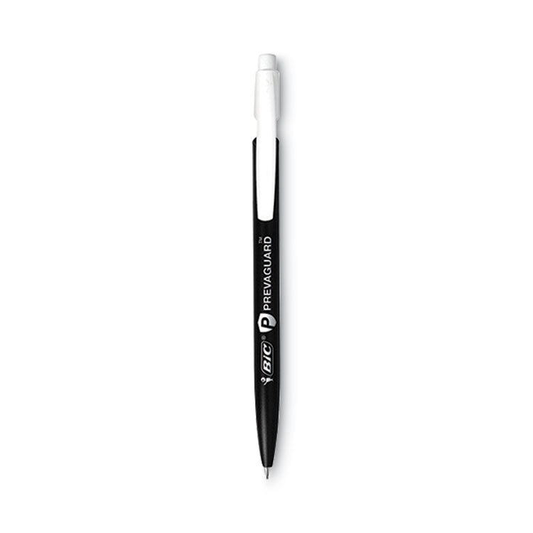 BIC® PrevaGuard Media Clic Mechanical Pencils, 0.7 mm, HB (#2), Black Lead, 6 Black Barrel/6 Blue Barrel, Dozen (BICMPCMA11) 1 Dozen